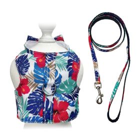 Hawaiian Harness Vest with Matching Leash - S