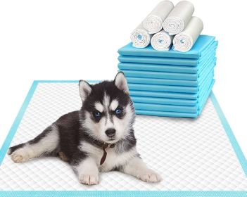 17.5" x 22" 100 Pcs Premium Disposable Training Pads, Pee Pads, Training Pads, Disposable Puppy Pee Pads, Quick Absorb and Odor Control